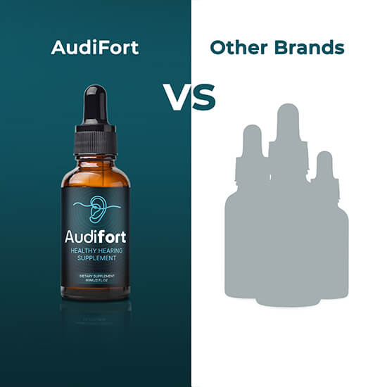 Audifort hearing support drops with its botanical ingredients