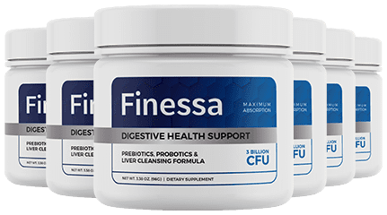 Finessa digestive support supplement — 6-bottle bundle